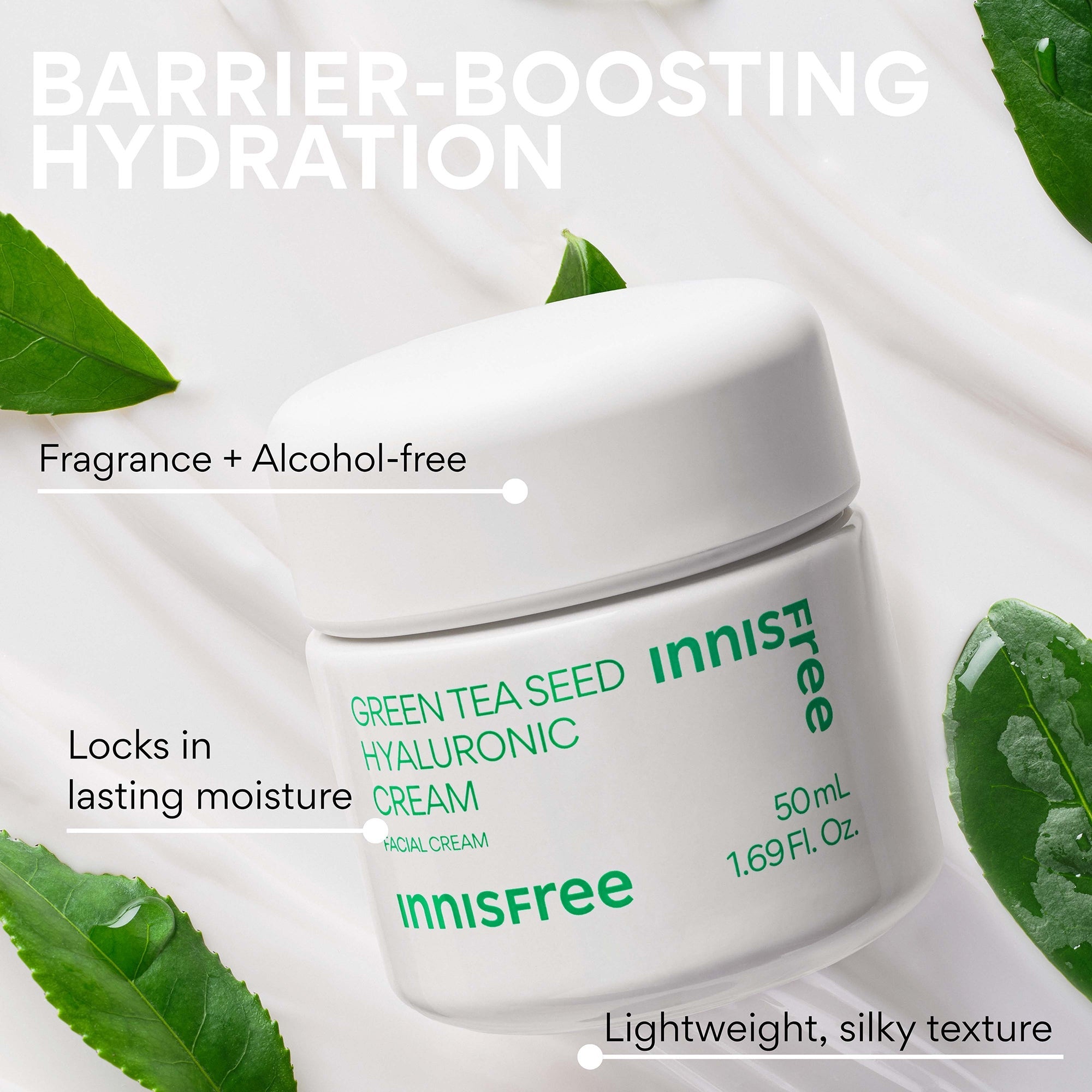 INNISFREE Green Tea Seed Hyaluronic Acid moisture Cream 50ml