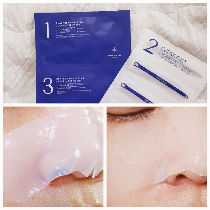 MEDIHEAL - BLACKHEAD MELTING CLEAR NOSE PATCH