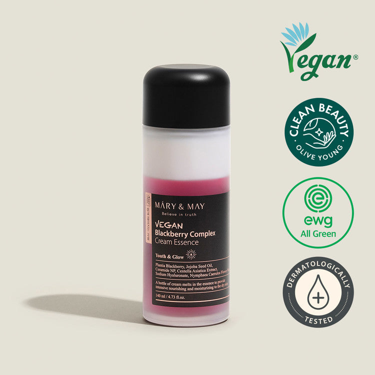 MARY & MAY - VEGAN BLACKBERRY COMPLEX CREAM ESSENCE 140ml