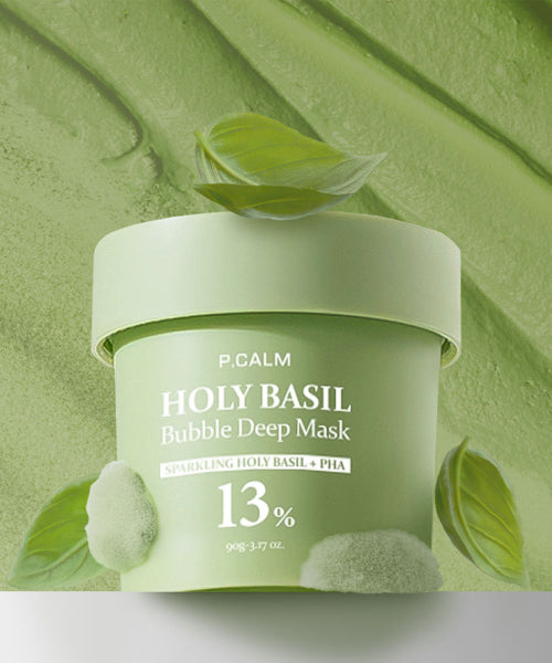 P.CALM Holy Basil Bubble Deep Mask 90g – olacoreiabeauty.com