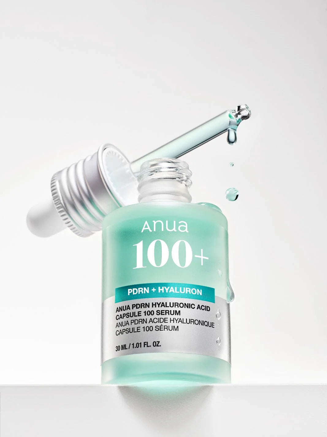 Anua PDRN Hyaluronic Acid Capsule 100 Serum 30ml + ampolas em bisnagas