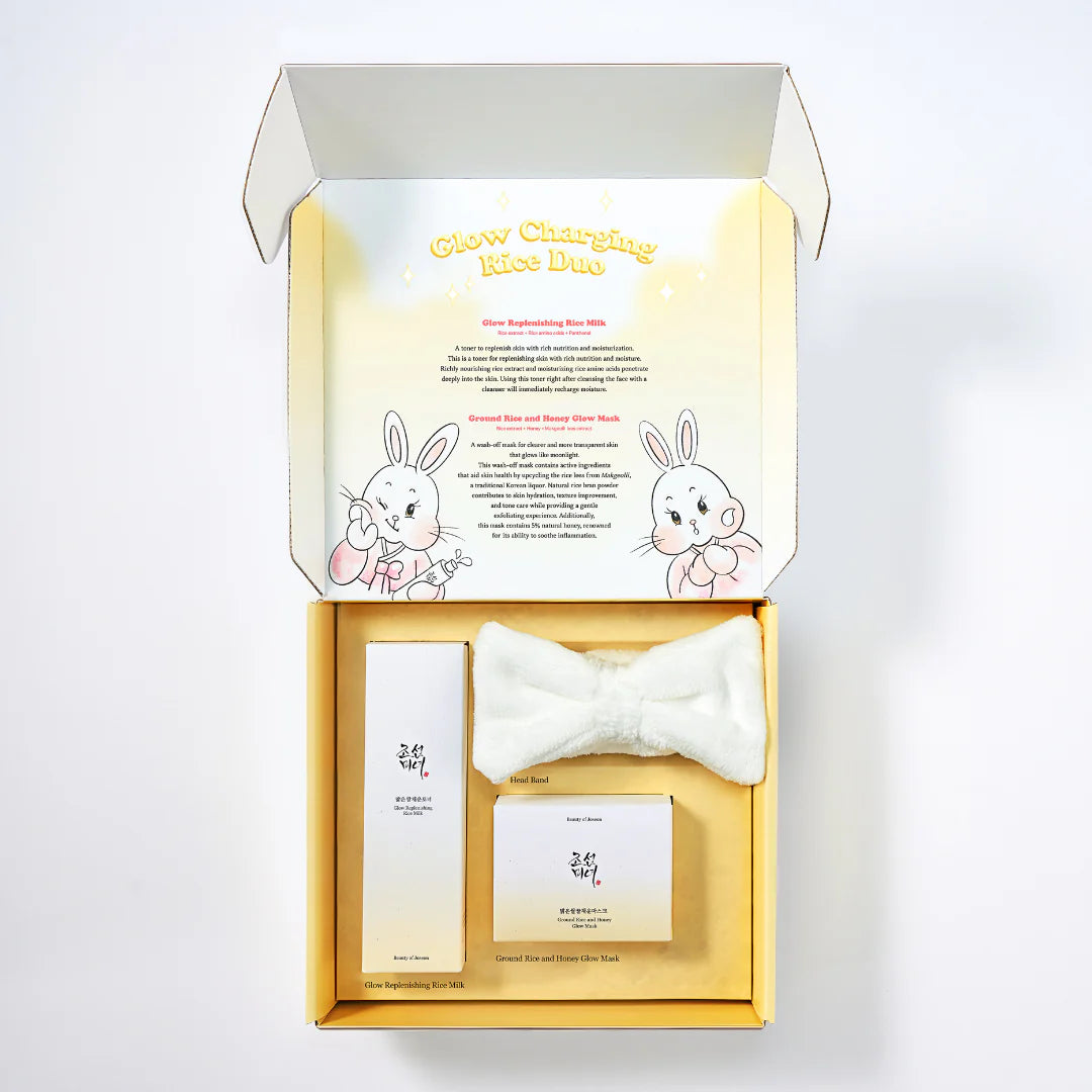 BEAUTY OF JOSEON - GROUND RICE TONER AND HONEY GLOW MASK KIT