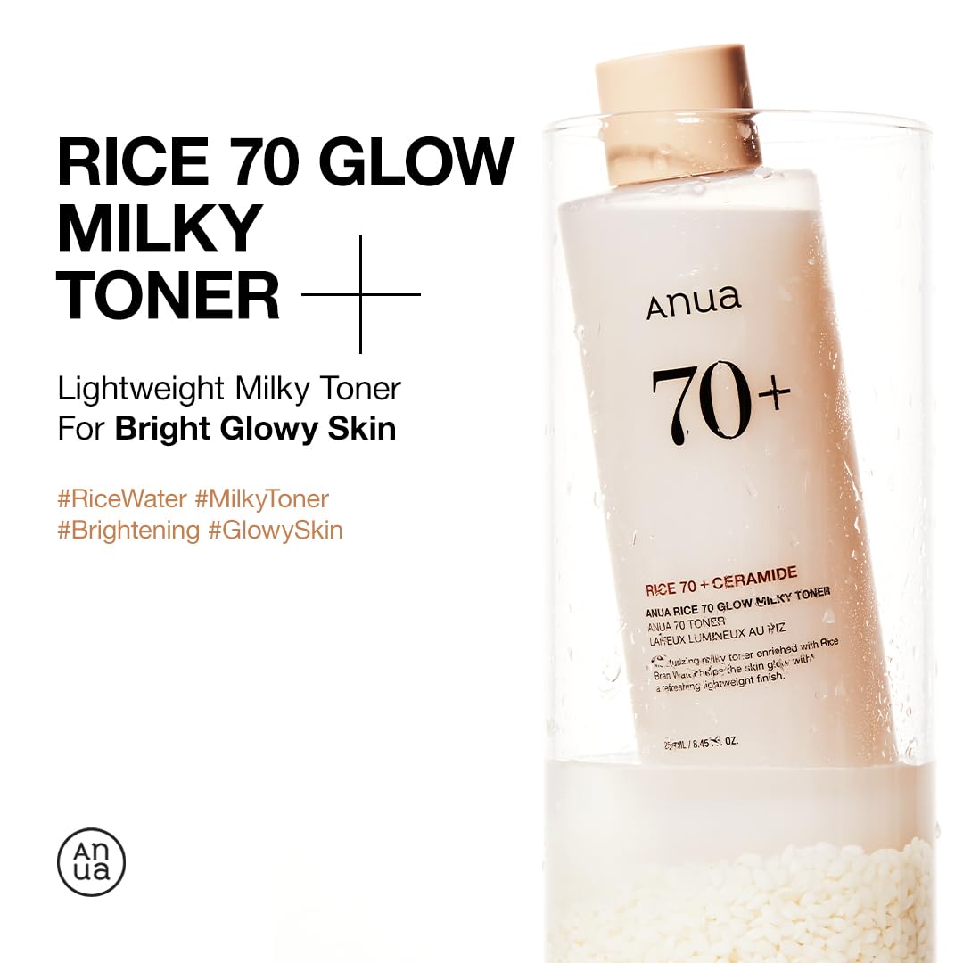 ANUA - RICE 70 GLOW MILKY TONER 250ml