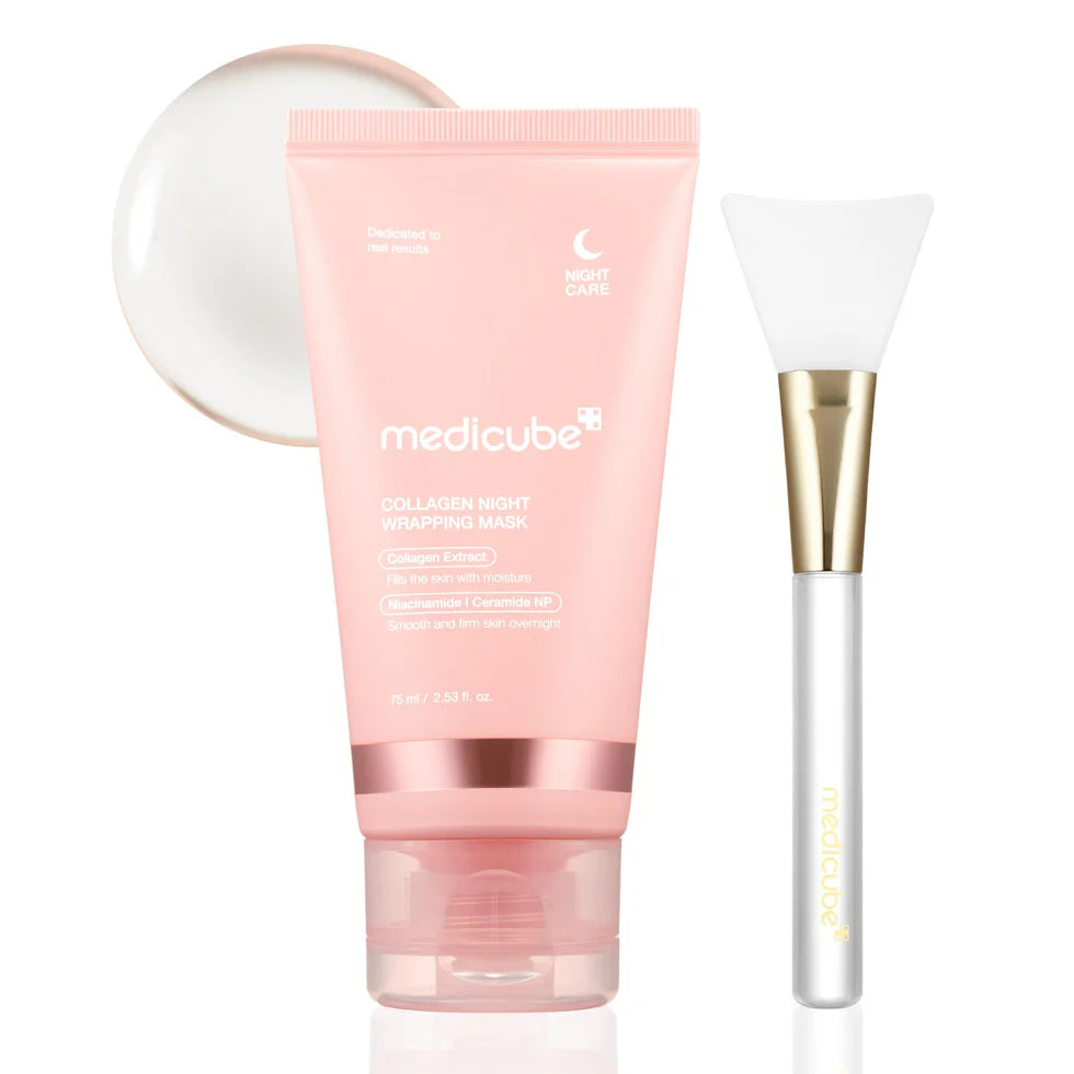 Medicube - Collagen Night Wrapping Mask acompanha espatula kit