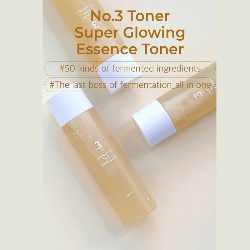 NUMBUZIN - NO.3 SUPER GLOWING ESSENSE TONER 200ml