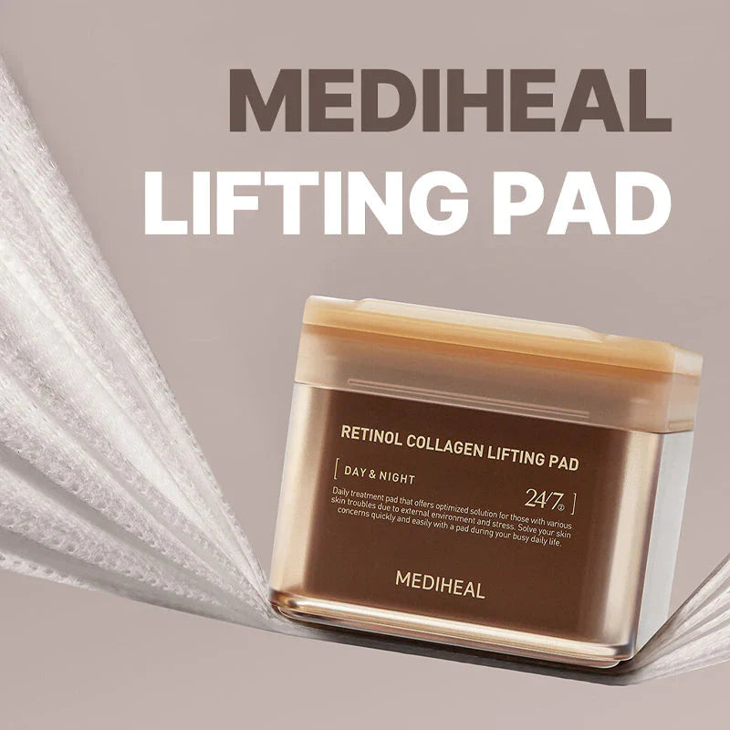 MEDIHEAL - RETINOL COLLAGEN LIfTING PAD 180ml