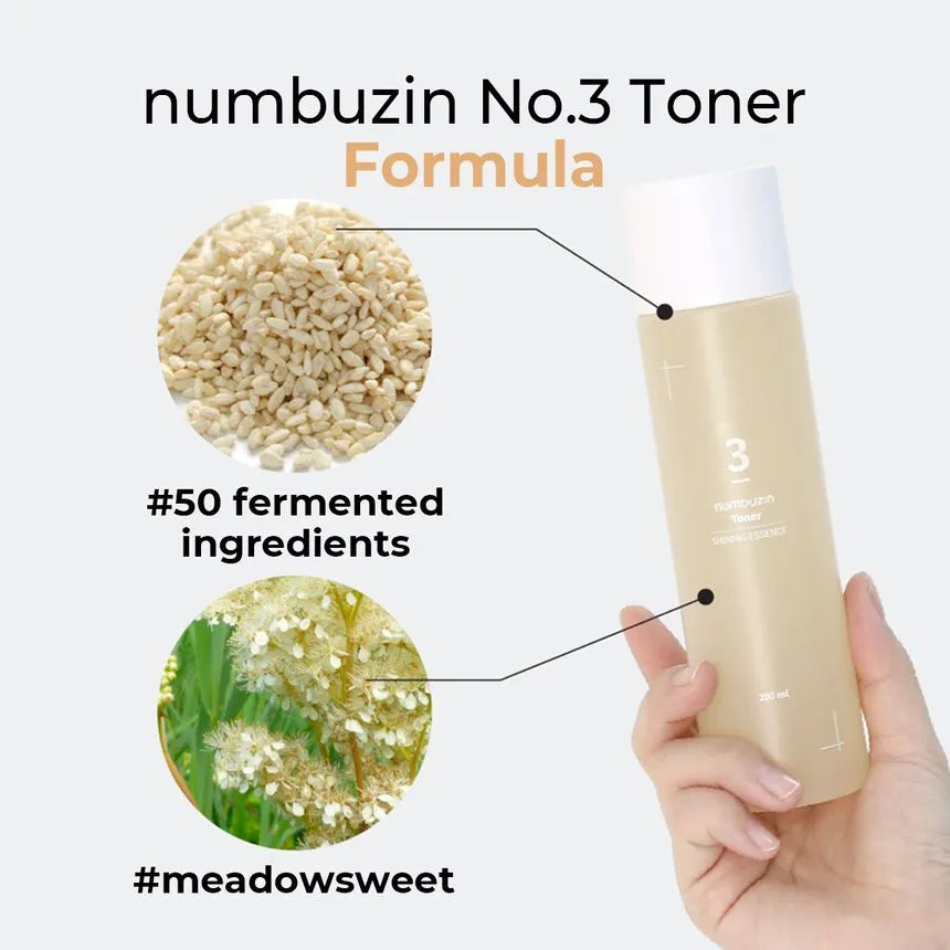 NUMBUZIN - NO.3 SUPER GLOWING ESSENSE TONER 200ml