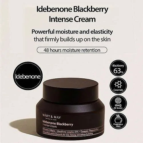 MARY & MAY - IDEBENONE BLACKBERRY INTENSE CREAM 70g