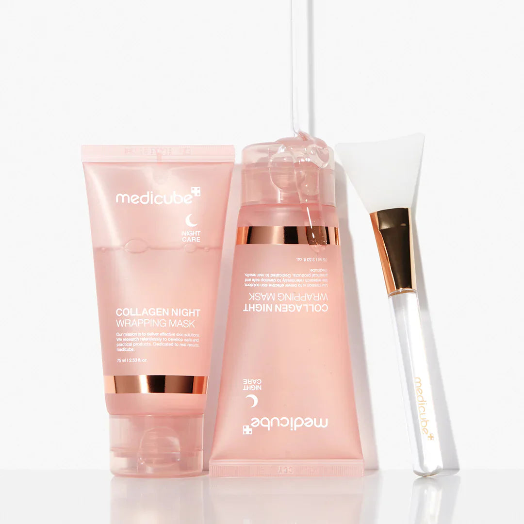 Medicube - Collagen Night Wrapping Mask acompanha espatula kit