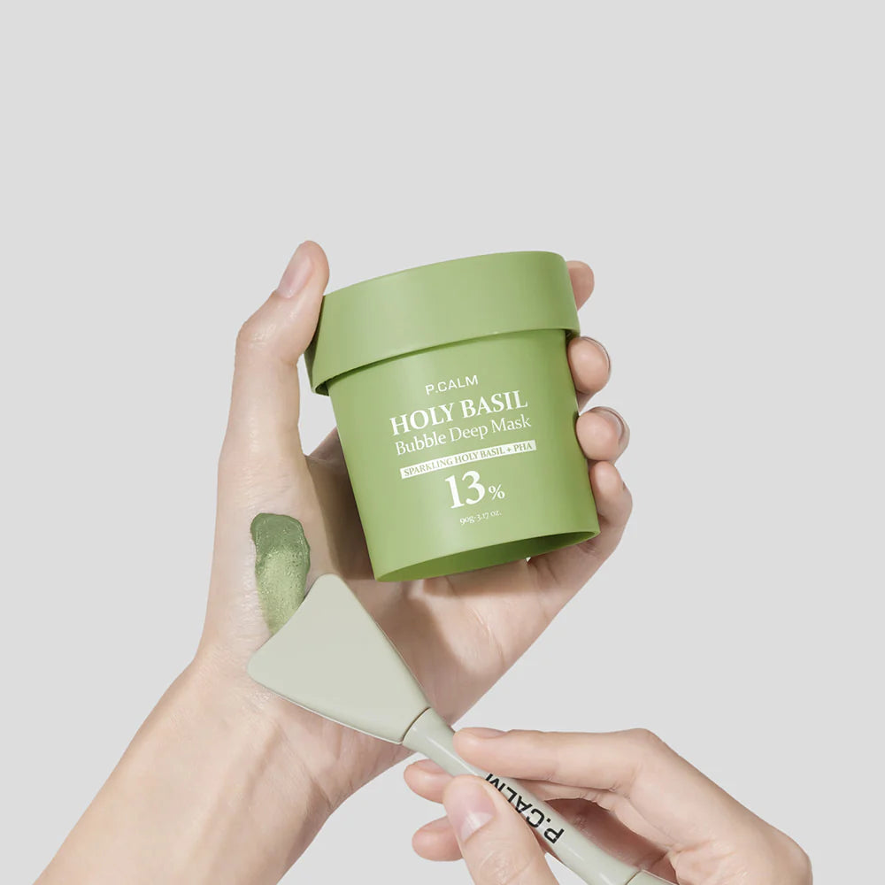 P.CALM Holy Basil Bubble Deep Mask 90g