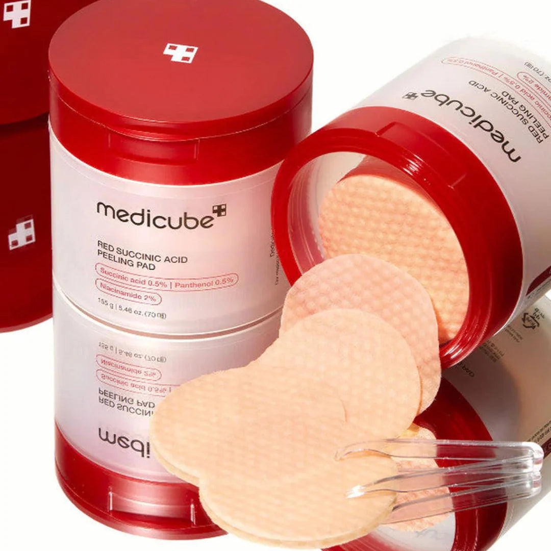 medicube - Red Succinic Acid Peeling Pad (70 PCs)
