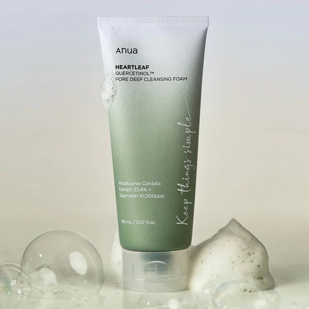 ANUA - HEARTLEAF QUERCETINOL PORE DEEP CLEANSING FOAM 150ml