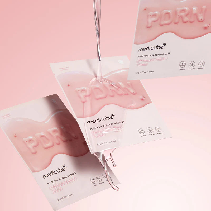 medicube PDRN Pink Vita Coating Mask Sheet 1ea