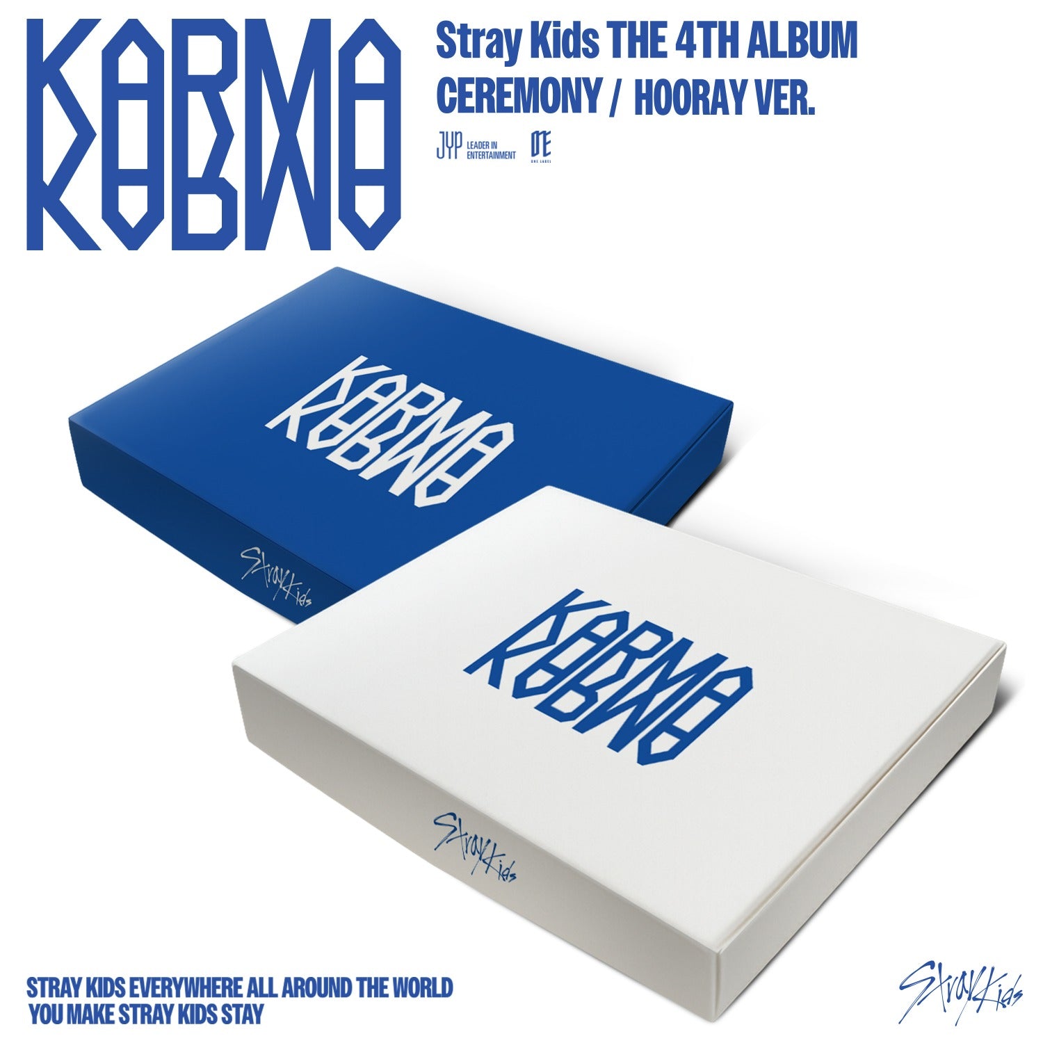 Stray Kids -  [KARMA] (CEREMONY VER., HOORAY VER.) (2-piece set)
