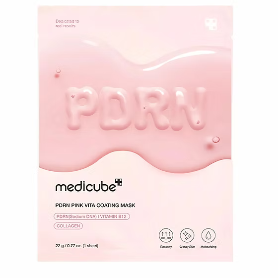 medicube PDRN Pink Vita Coating Mask Sheet 1ea