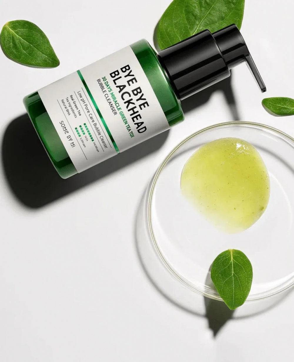 SOME BY MI - BYE BYE BLACKHEAD 30DAYS MIRACLE GREEN TEA TOX BUBBLE CLEANSER