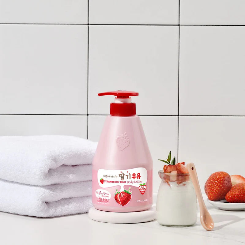KWAILNARA Strawberry Milk Body Lotion 560g
