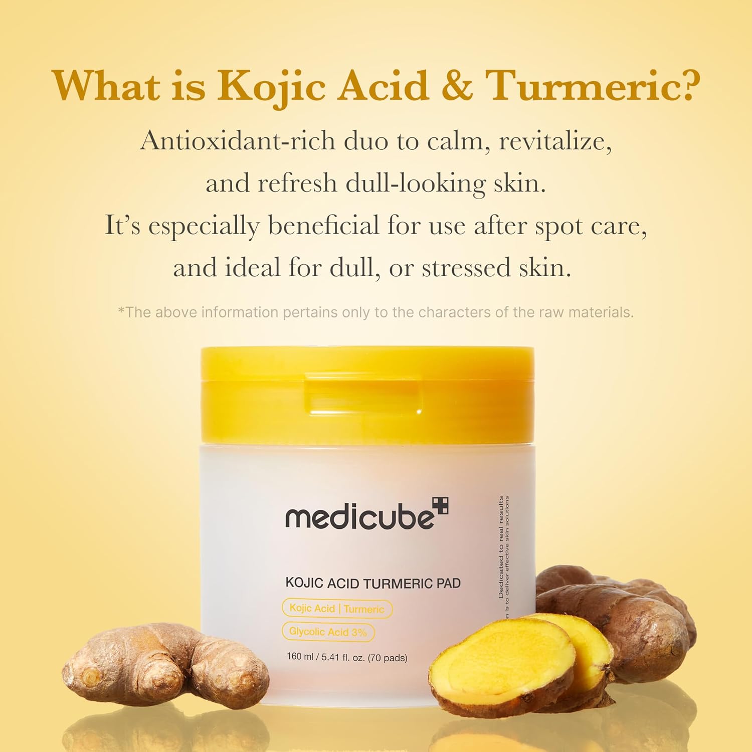 MEDICUBE- Kojic Acid Turmeric Pad (70pads) – olacoreiabeauty.com