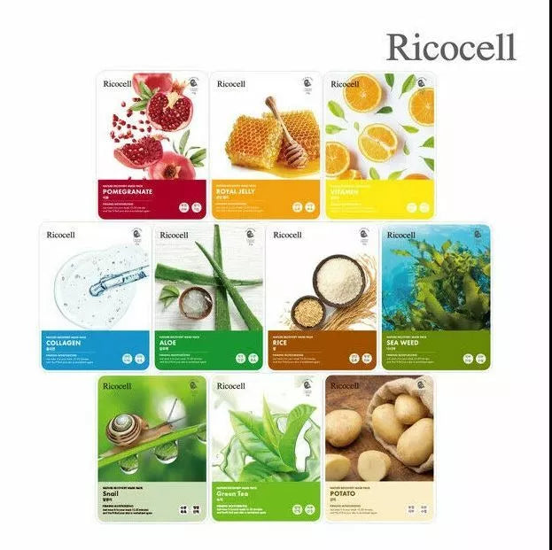 RICOCELL - NATURE RECOVERY MASK PACK - MASCARA FACIAL - SORTIDOS 1 UNIDADE