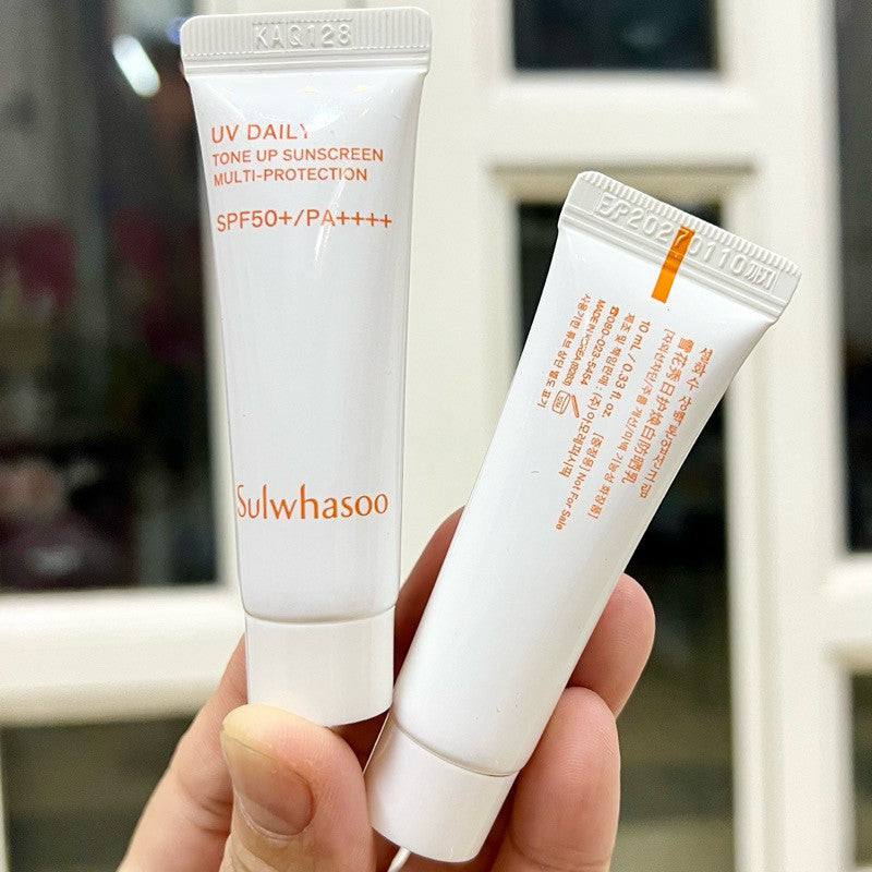 SULWHASOO - PROTETOR SOLAR DIÁRIO ESSENCIAL UV MULTI-PROTEÇÃO FPS50+ PA++++ 10ml TAMANHO MINI 