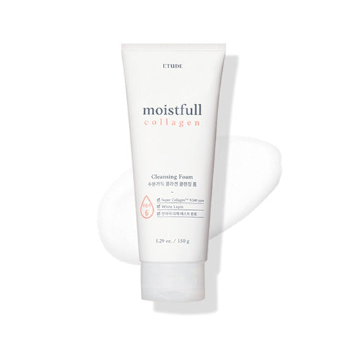 ETUDE HOUSE - MOISTFULL COLLAGEN CLEANSING FOAM (NOVA VERSÃO 2021) 150g