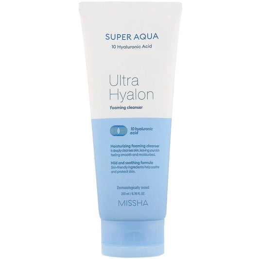 MISSHA - SUPER AQUA ULTRA HYALON FOAMING CLEANSER 200ml