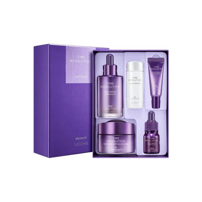 MISSHA -TIME REVOLUTION NIGHT REPAIR SPECIAL SET 5X