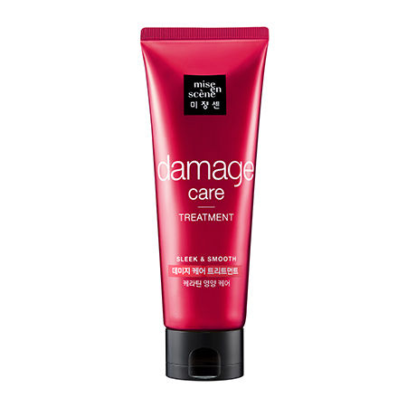 MISE EN SCENE - DAMAGE CARE TREATMENT 180ml (HAIR) MASCARA INTENSIVA DE TRATAMENTO E CUIDADOS CAPILARES