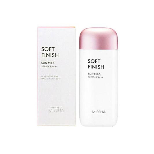 MISSHA - ALL AROUND SAFE BLOCK SOFT FINISH SUN MILK SPF50+/PA+++ 70ml