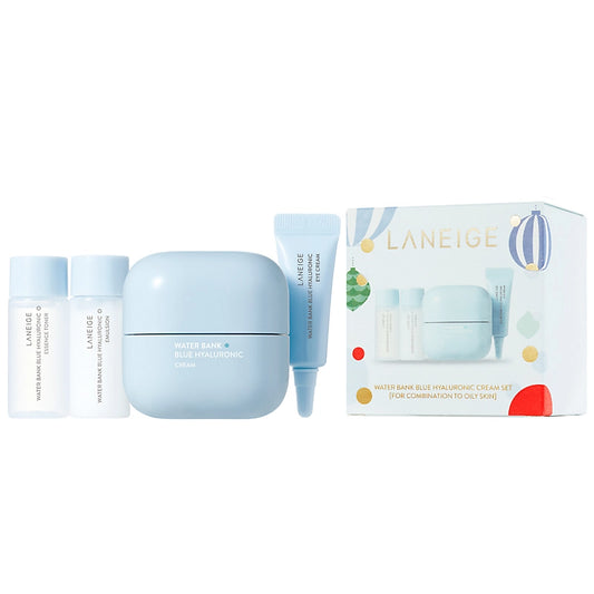 LANEIGE - WATER BANK BLUE HYALURONIC CREAM SET  ( for normal to dry skin)